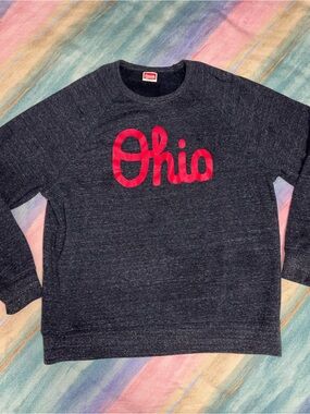 Men’s Homage Script Ohio Crewneck Sweatshirt size 2XL Grey